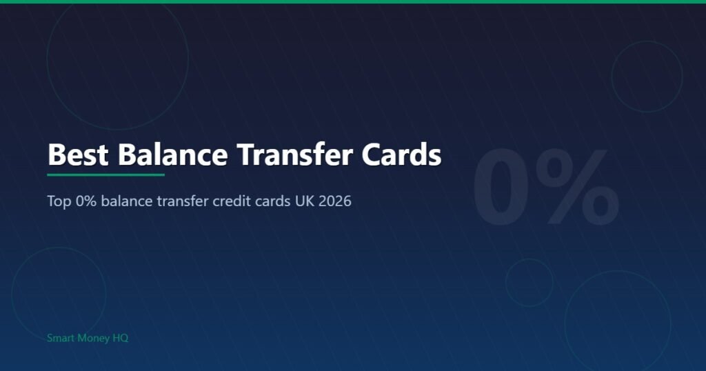 Best 0% Balance Transfer Credit Cards UK 2026 - Smart Money HQ